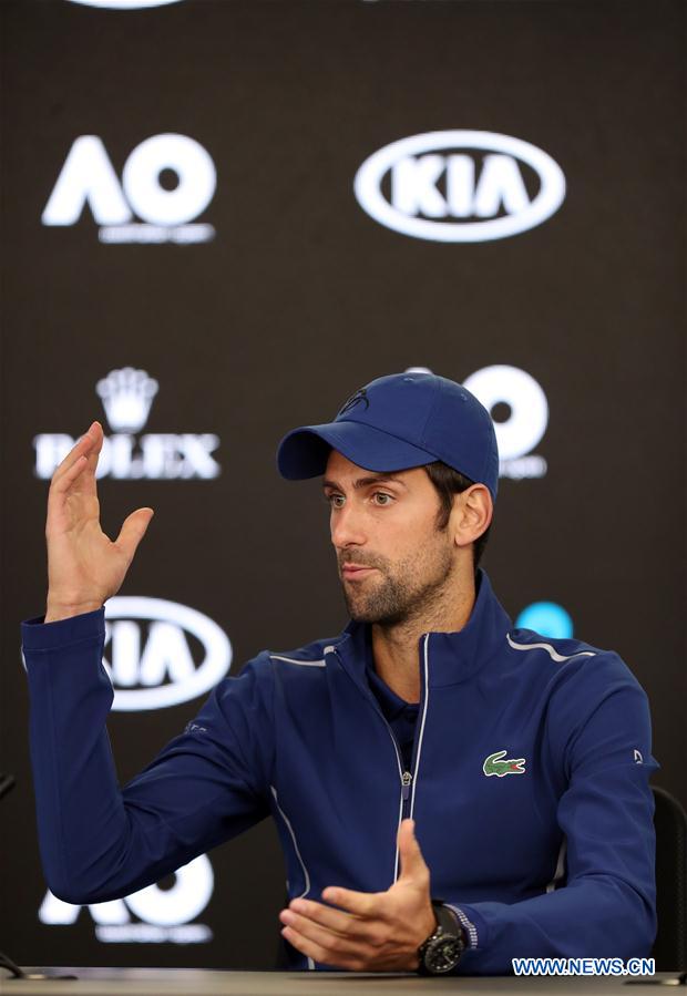 (SP)AUSTRALIA-MELBOURNE-TENNIS-AUSTRALIAN OPEN-PRESS CONFERENCE 