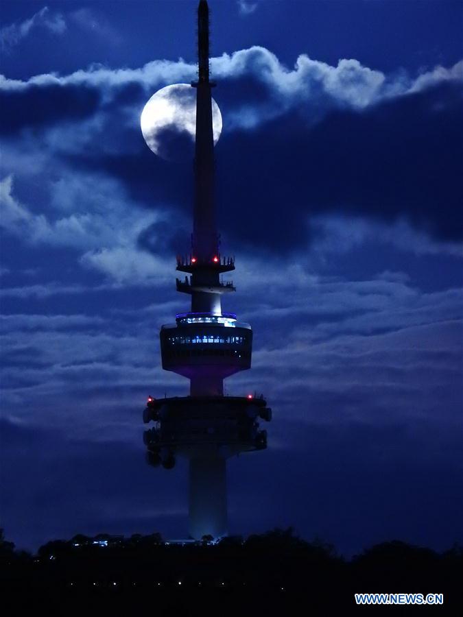 AUSTRALIA-CANBERRA-SUPER MOON