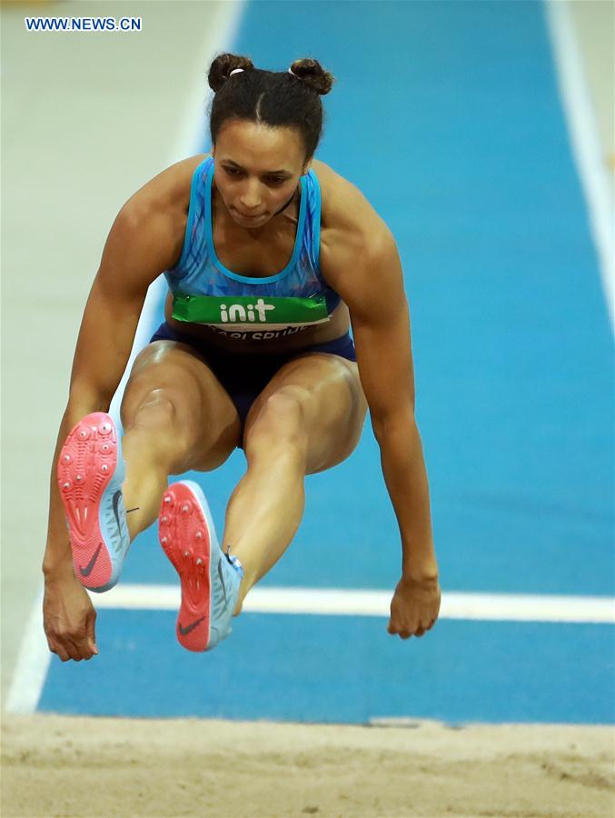 (SP)GERMANY-KARLSRUHE-IAAF WORLD INDOOR TOUR-WOMEN'S LONG JUMP