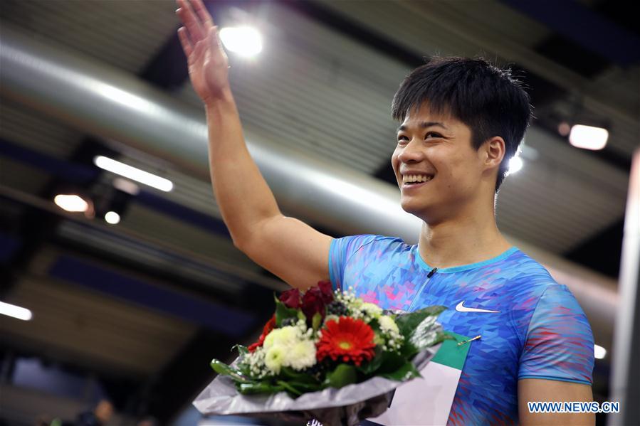 (SP)GERMANY-DUSSELDORF-IAAF WORLD INDOOR TOUR-MEN'S 60M-SU BINGTIAN