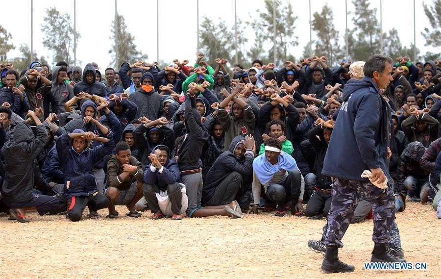 LIBYA-GHARYAN-ILLEGAL IMMIGRANTS