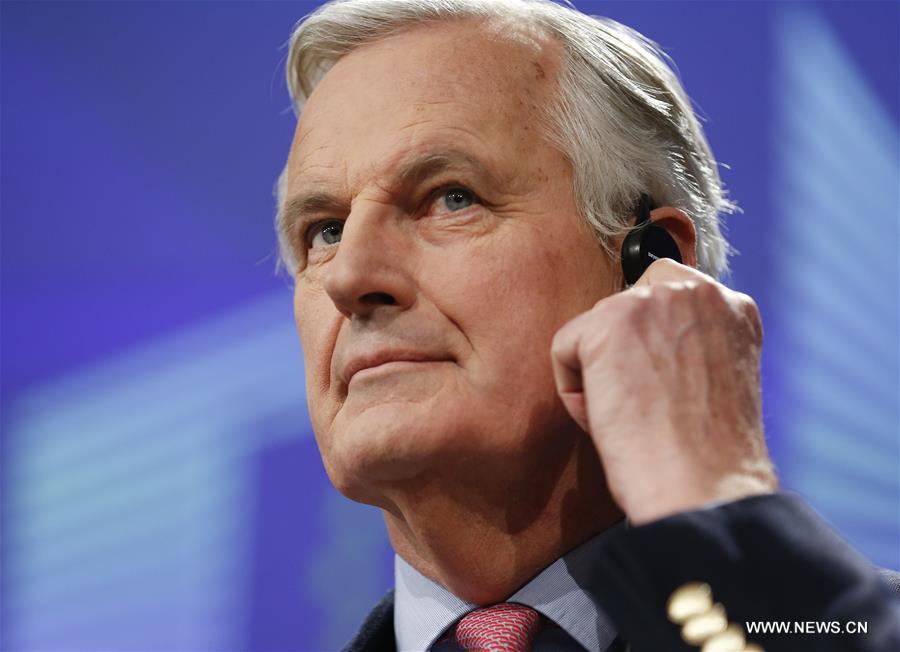 BELGIUM-BRUSSELS-EU-BREXIT-BARNIER-PRESS CONFERENCE