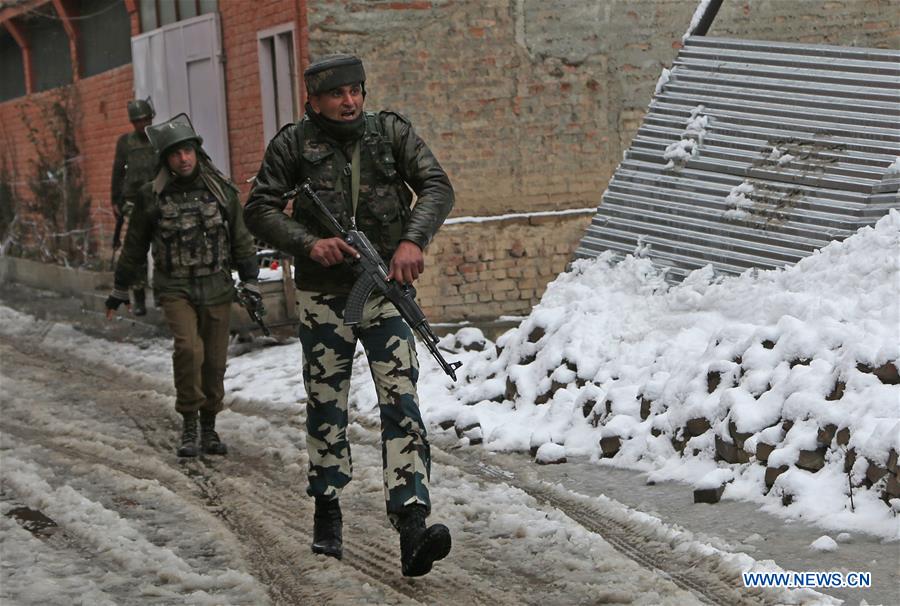 KASHMIR-SRINAGAR-GUNFIGHT