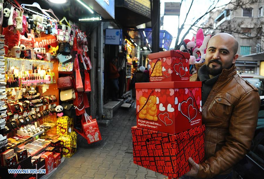 SYRIA-DAMASCUS-VALENTINE'S DAY