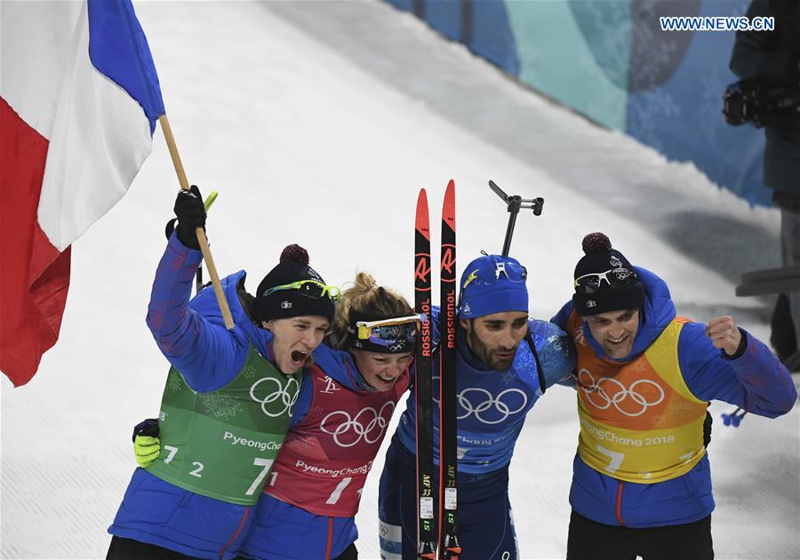 (SP)OLY-SOUTH KOREA-PYEONGCHANG-BIATHLON-MIXED RELAY