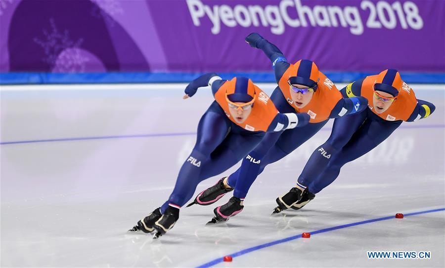 (SP)OLY-SOUTH KOREA-PYEONGCHANG-SPEED SKATING-LADIES' TEAM PURSUIT