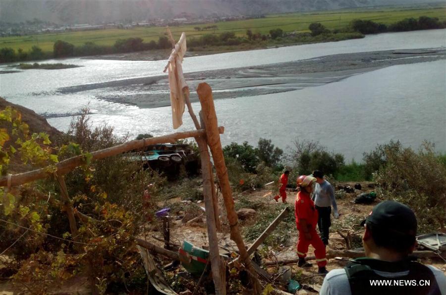 PERU-AREQUIPA-BUS ACCIDENT