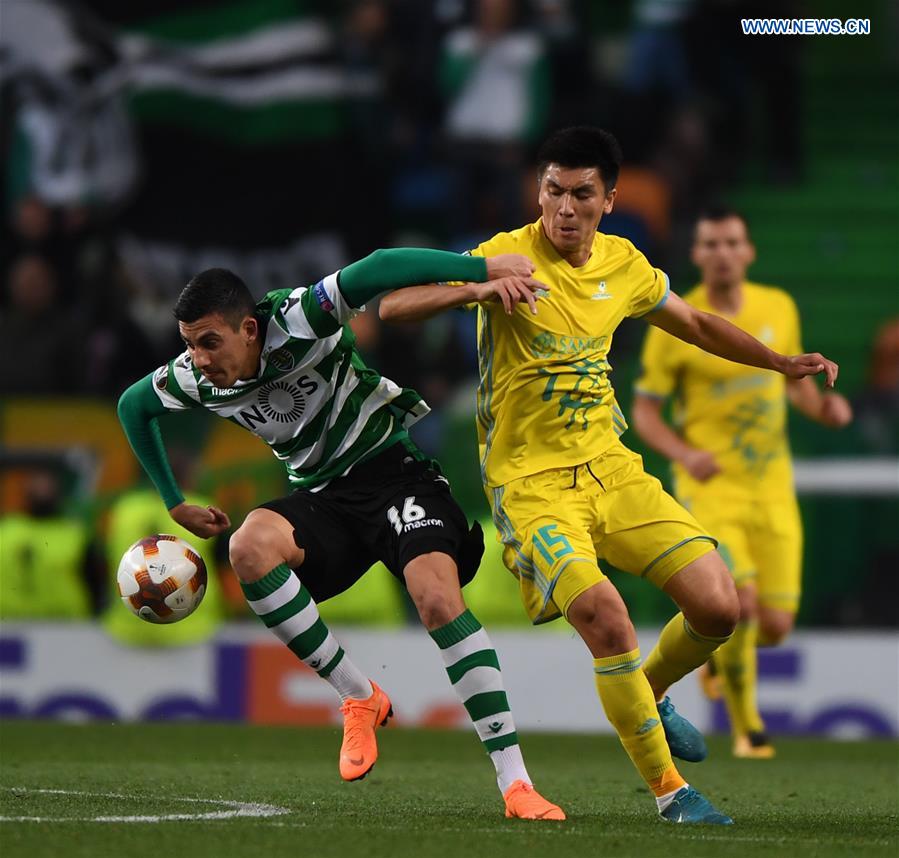 (SP)PORTUGAL-LISBON-UEFA EUROPA LEAGUE-SPORTING CP VS FC ASTANA