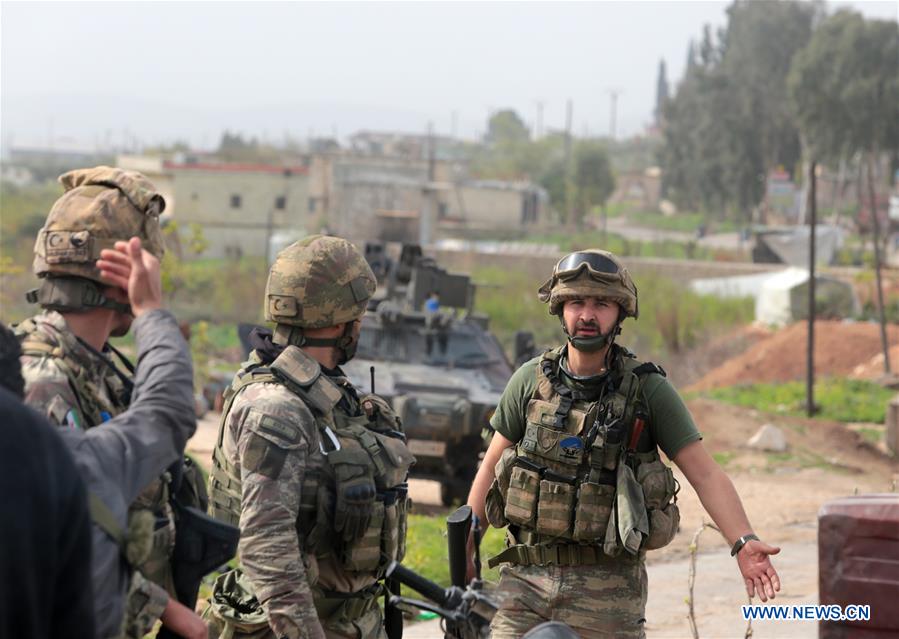 SYRIA-AFRIN-CHECKPOINT-TURKISH MILITARY