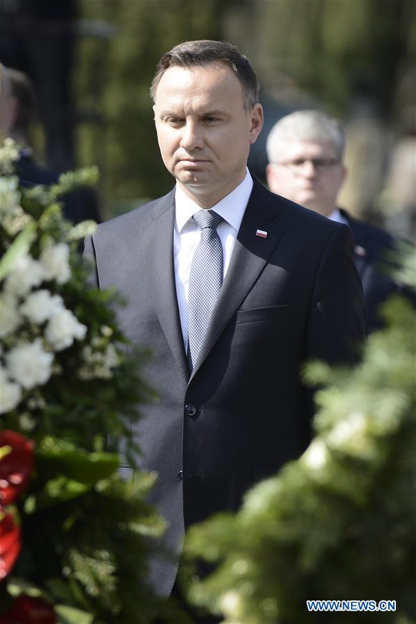 POLAND-WARSAW-PLANE CRASH-ANNIVERSARY-COMMEMORATION