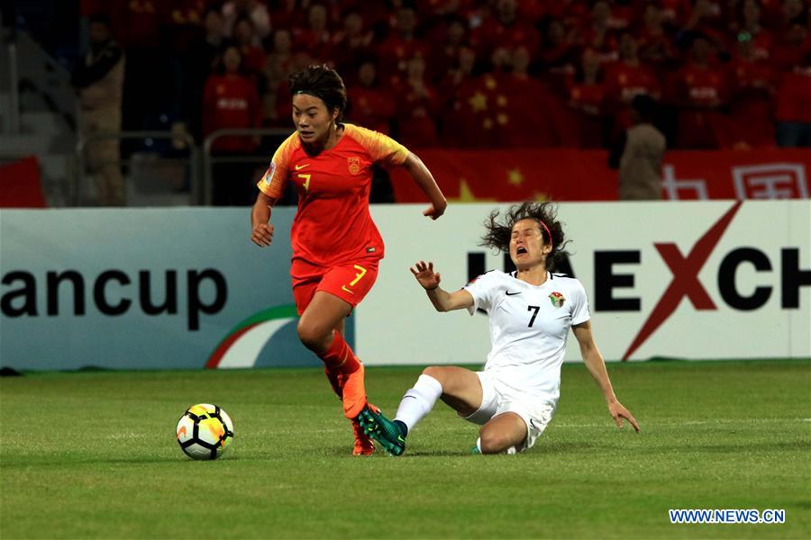 (SP)JORDAN-AMMAN-2018 AFC WOMEN'S ASIAN CUP-CHN VS JOR