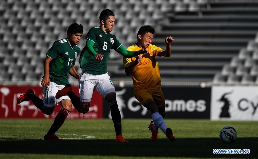 (SP)FRANCE-FOS SUR MER-SOCCER-TOULON TOURNAMENT 2018-CHINA-MEXICO