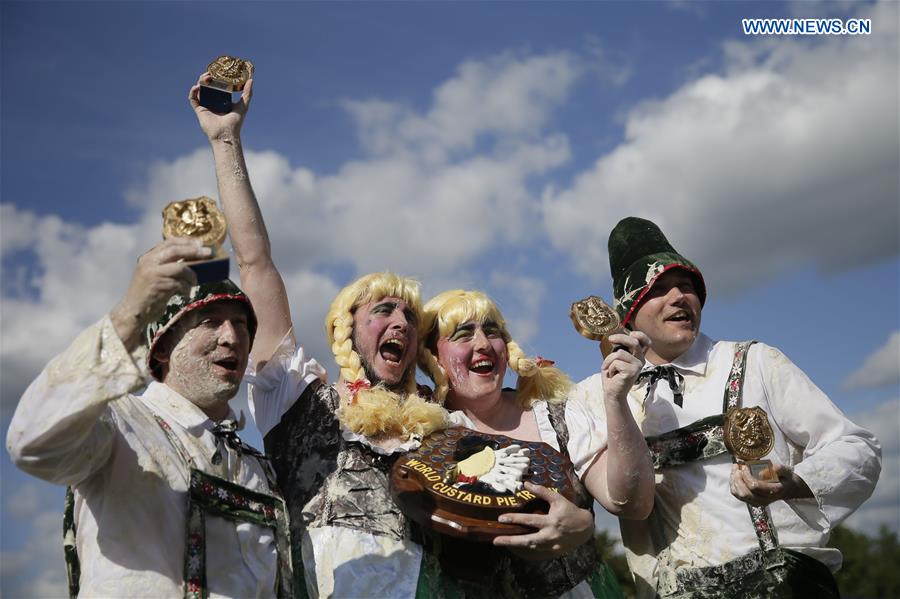 BRITAIN-KENT-CUSTARD PIE CHAMPIONSHIP