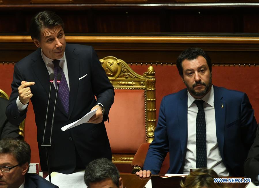 ITALY-ROME-SENATE-GOVERNMENT-CONFIDENCE VOTE