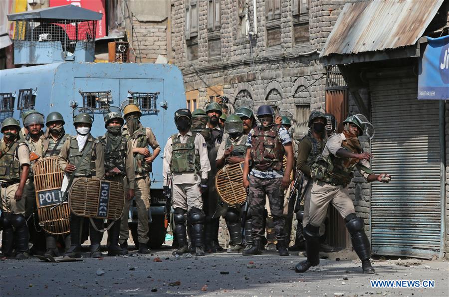 INDIAN-CONTROLLED KASHMIR-SRINAGAR-AL QUDS DAY-CLASHES