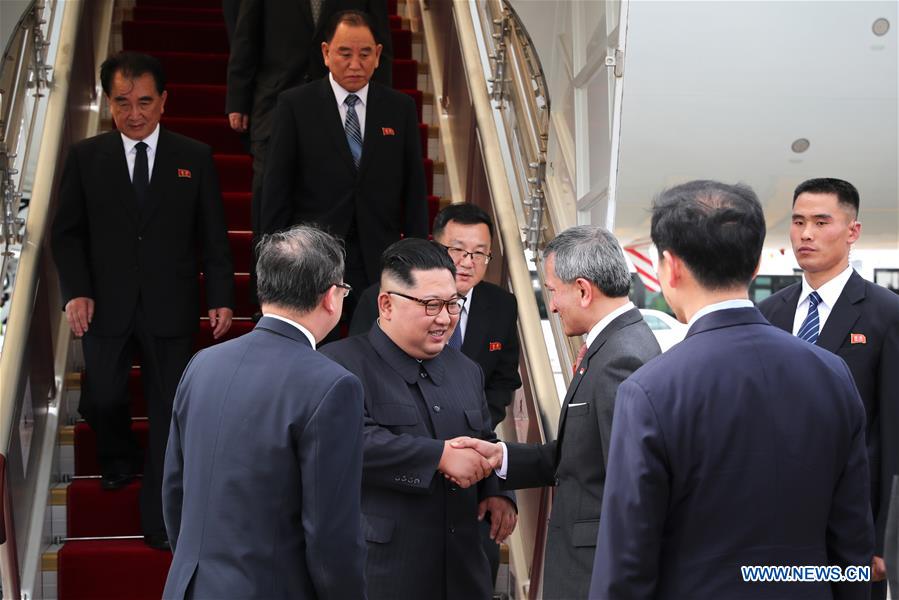 SINGAPORE-DPRK-KIM JONG UN-ARRIVAL