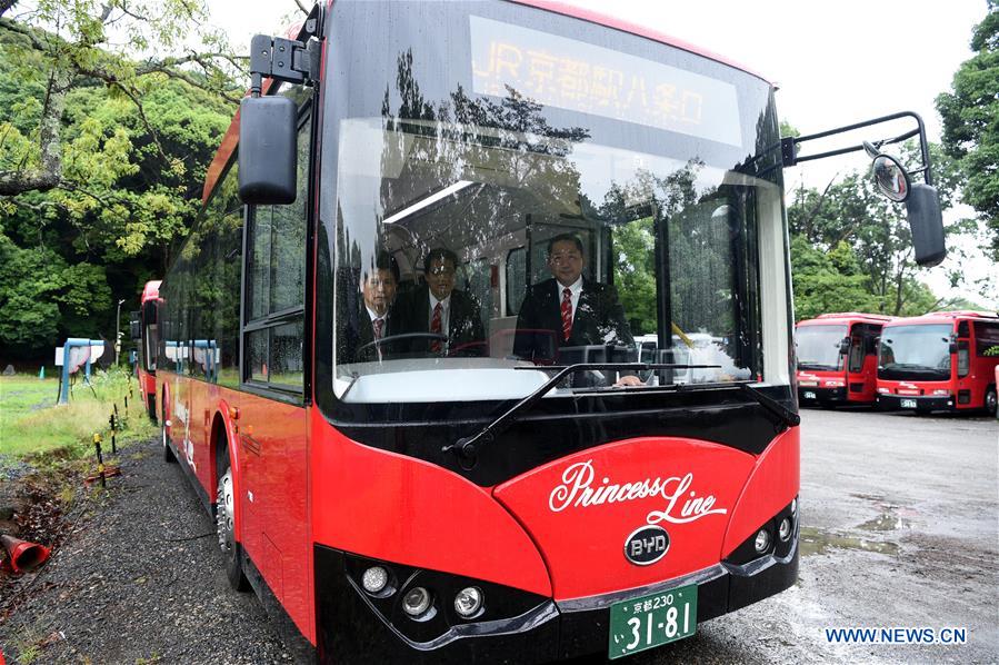 JAPAN-KYOTO-ELECTRIC BUS-BYD