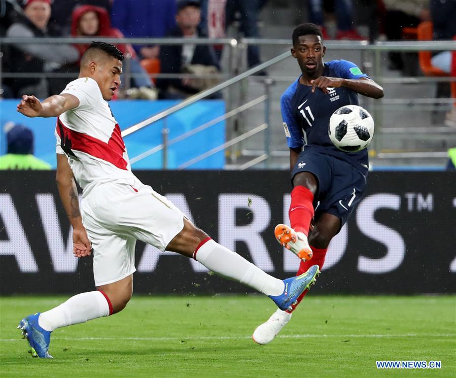 (SP)RUSSIA-YEKATERINBURG-2018 WORLD CUP-GROUP C-FRANCE VS PERU