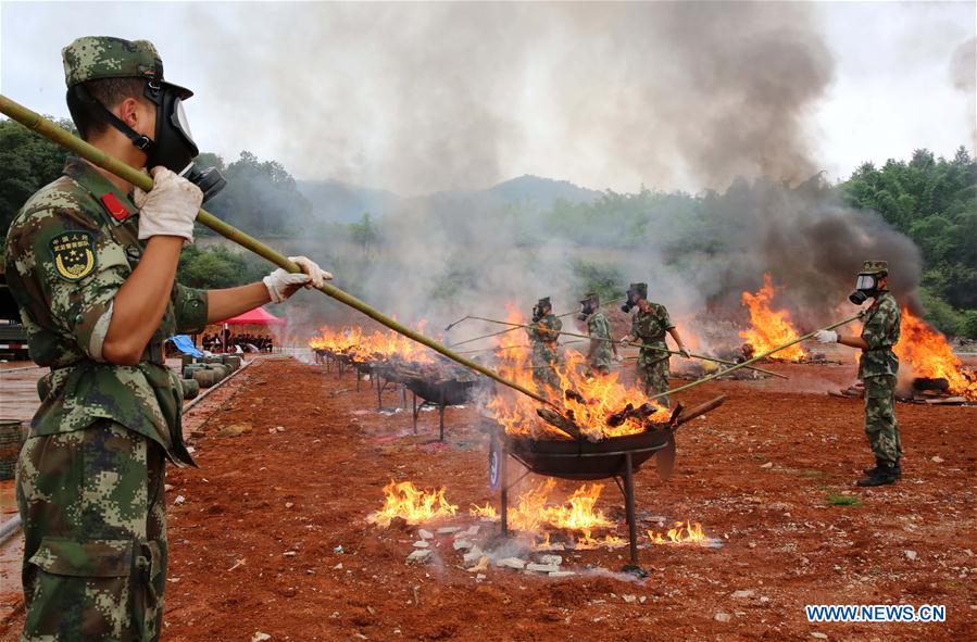 CHINA-YUNNAN-BORDER POLICE-DRUG CONTROL (CN*)