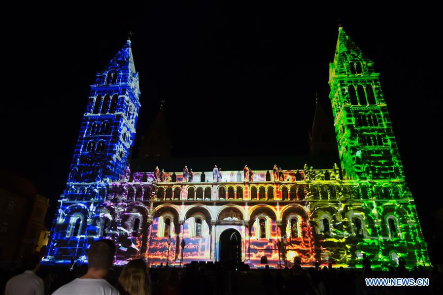 HUNGARY-PECS-LIGHT FESTIVAL