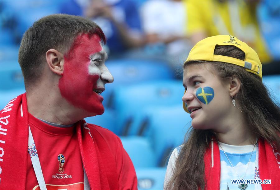 (SP)RUSSIA-SAINT PETERSBURG-2018 WORLD CUP-ROUND OF 16-SWITZERLAND VS SWEDEN