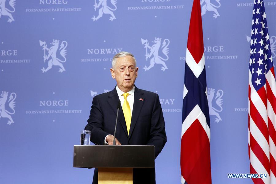 NORWAY-OSLO-U.S.-DEFENSE MINISTER-VISIT