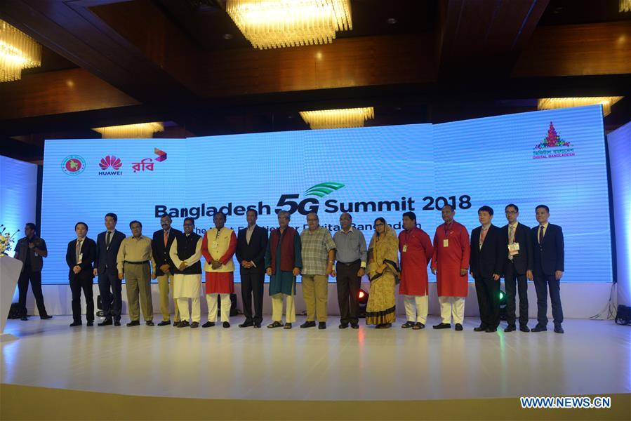 BANGLADESH-DHAKA-HUAWEI-5G-TRIAL