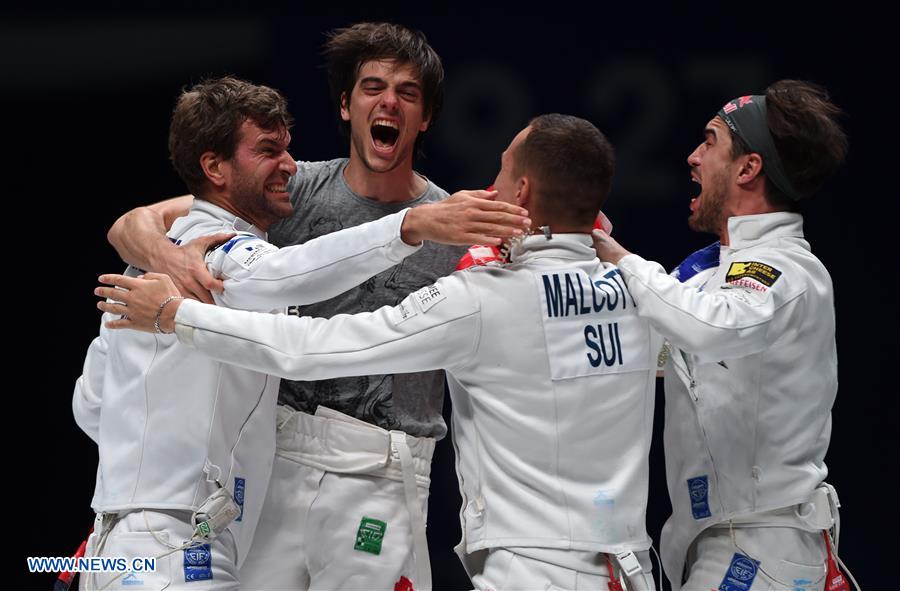 (SP)CHINA-JIANGSU-WUXI-FENCING-WORLD CHAMPIONSHIPS (CN)