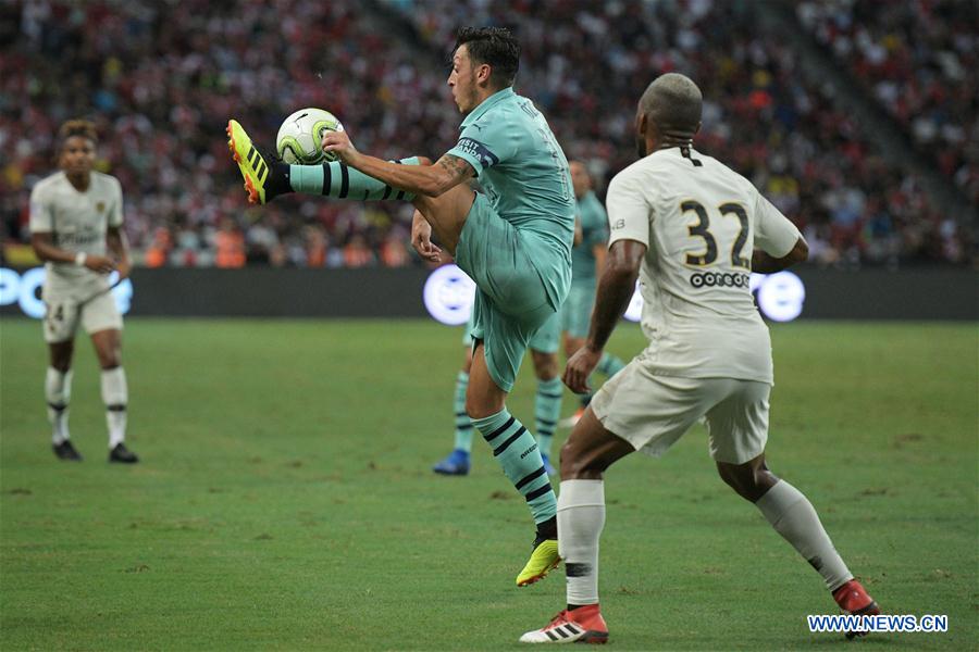 (SP)SINGAPORE-SOCCER-INTERNATIONAL CHAMPIONS CUP-ARSENAL VS PARIS SAINT-GERMAIN