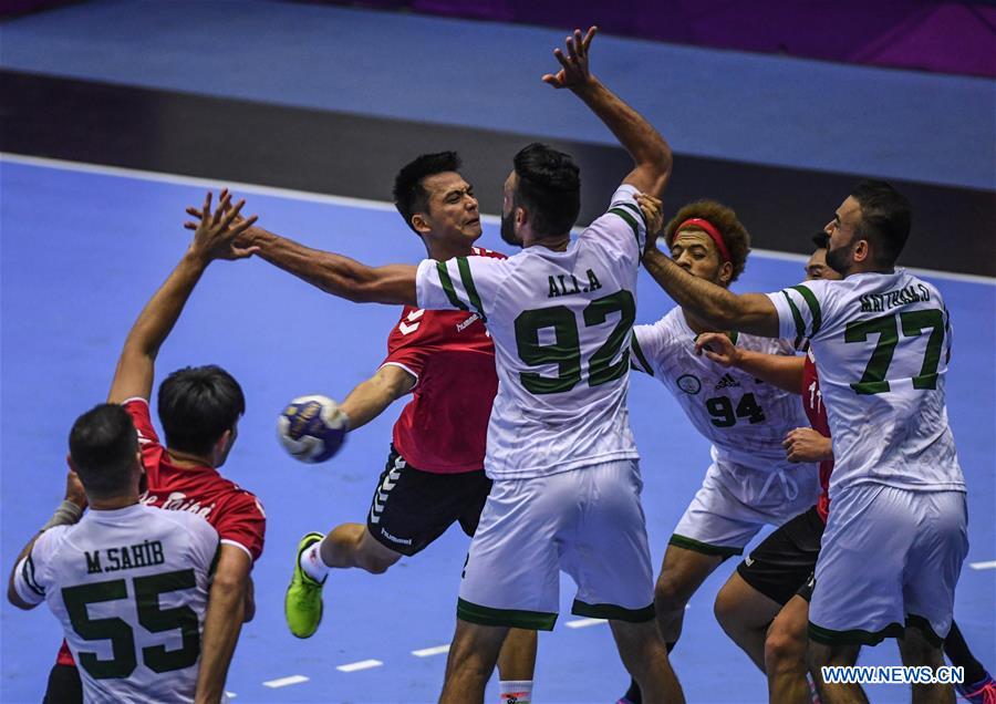 (SP)INDONESIA-JAKARTA-ASIAN GAMES-HANDBALL-CHINESE TAIPEI VS IRAQ