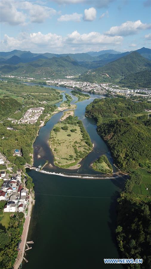 CHINA-ZHEJIANG-ANCIENT WEIR-SCENERY (CN)