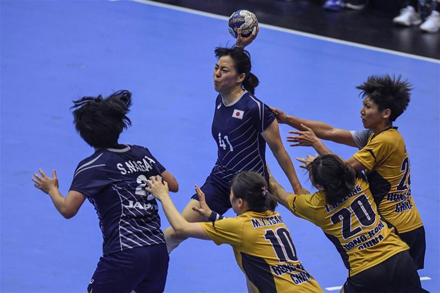 (SP)INDONESIA-JAKARTA-ASIAN GAMES-HANDBALL-JAPAN VS HONG KONG