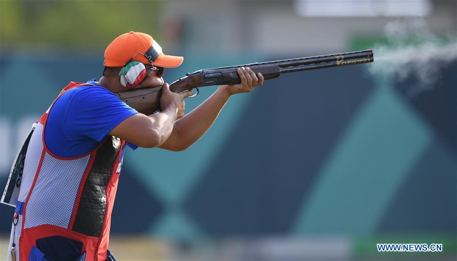 (SP)INDONESIA-PALEMBANG-ASIAN GAMES-SHOOTING-MEN'S TRAP