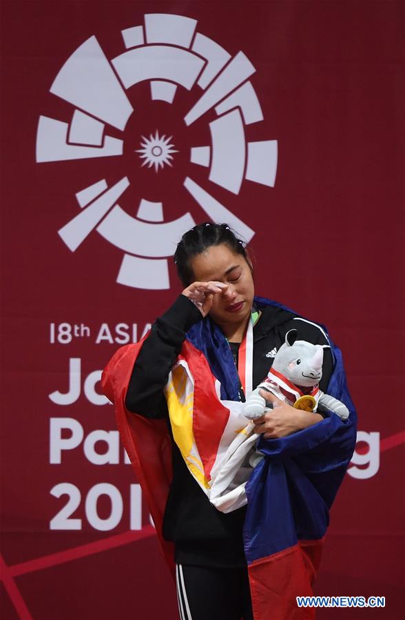 (SP)INDONESIA-JAKARTA-ASIAN GAMES-WEIGHTLIFTING