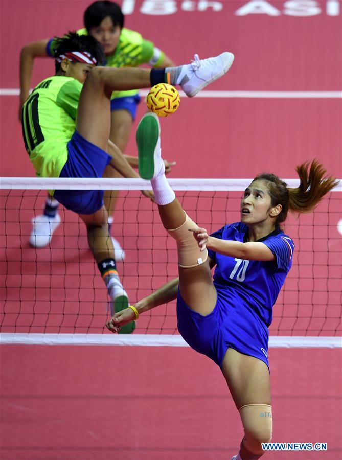 (SP)INDONESIA-PALEMBANG-ASIAN GAMES-SEPAKTAKRAW