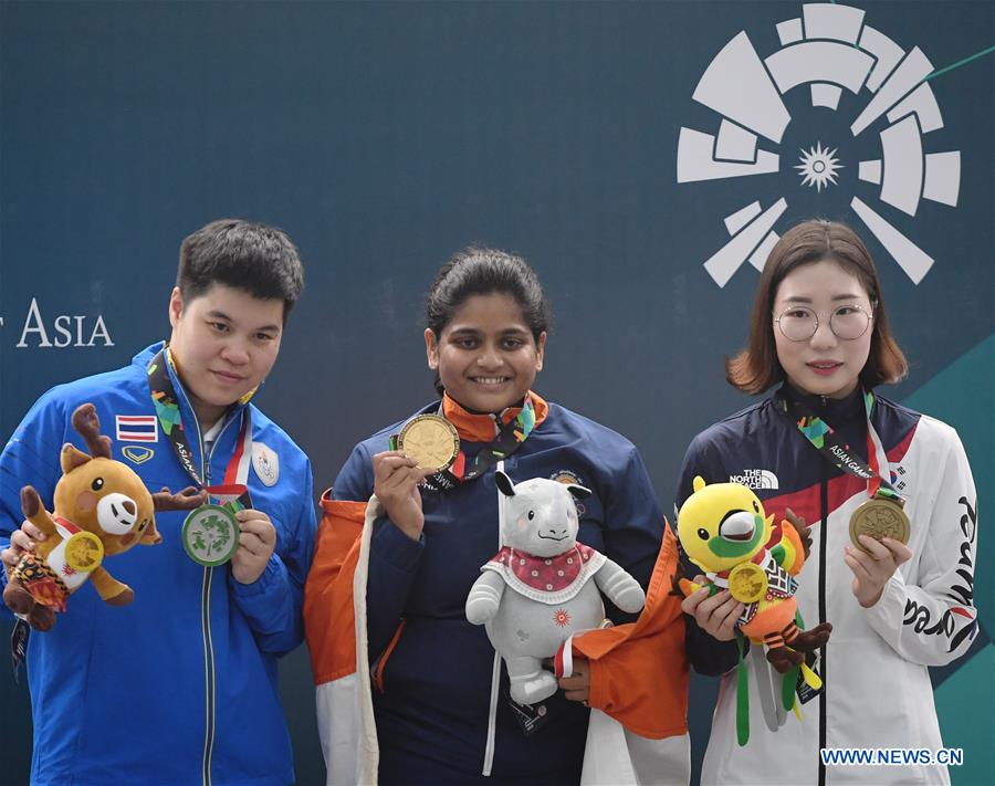 (SP)INDONESIA-PALEMBANG-ASIAN GAMES-SHOOTING-WOMEN'S 25M PISTOL