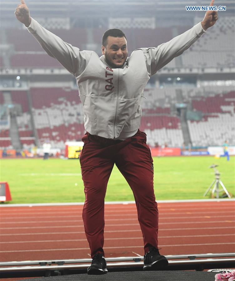 (SP)INDONESIA-JAKARTA-ASIAN GAMES-ATHLETICS-MEN'S HAMMER THROW