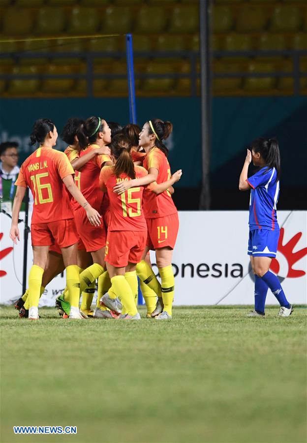 (SP)INDONESIA-PALEMBANG-ASIAN GAMES-WOMEN'S FOOTBALL