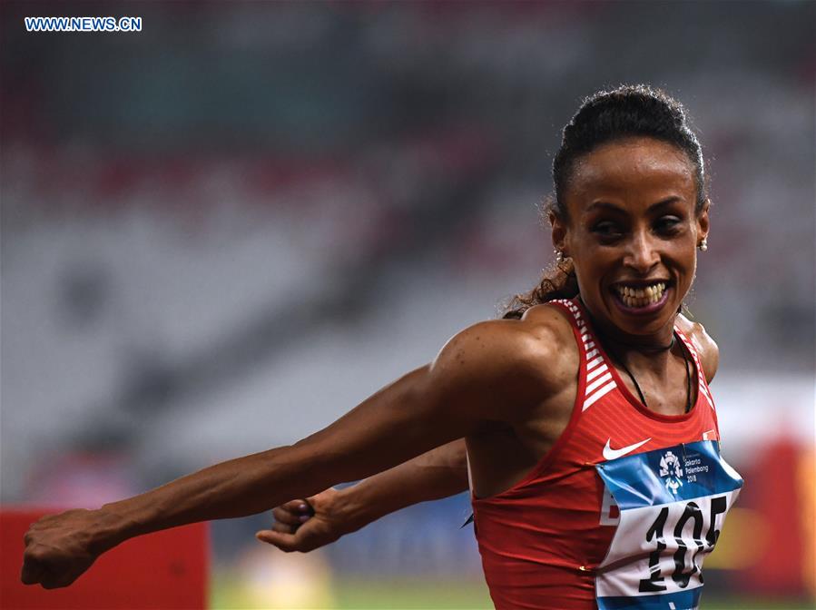 (SP)INDONESIA-JAKARTA-ASIAN GAMES-ATHLETICS-WOMEN'S 1500M