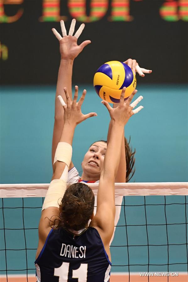 (SP)SWITZERLAND-MONTREUX-VOLLEYBALL-ITALY VS RUSSIA