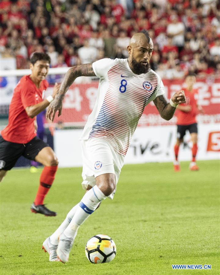 (SP)SOUTH KOREA-SUWON-SOCCER-FRIENDLY MATCH-SOUTH KOREA VS CHILE