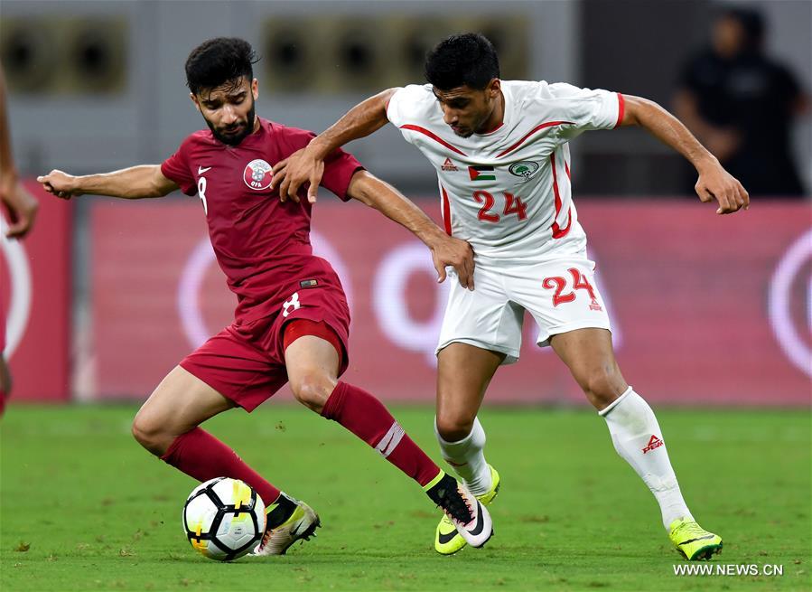 (SP)QATAR-DOHA-SOCCER-FRIENDLY MATCH-QATAR VS PALESTINE