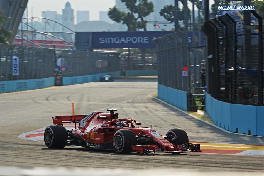 (SP)SINGAPORE-F1-SINGAPORE GRAND PRIX NIGHT RACE-PRACTISE