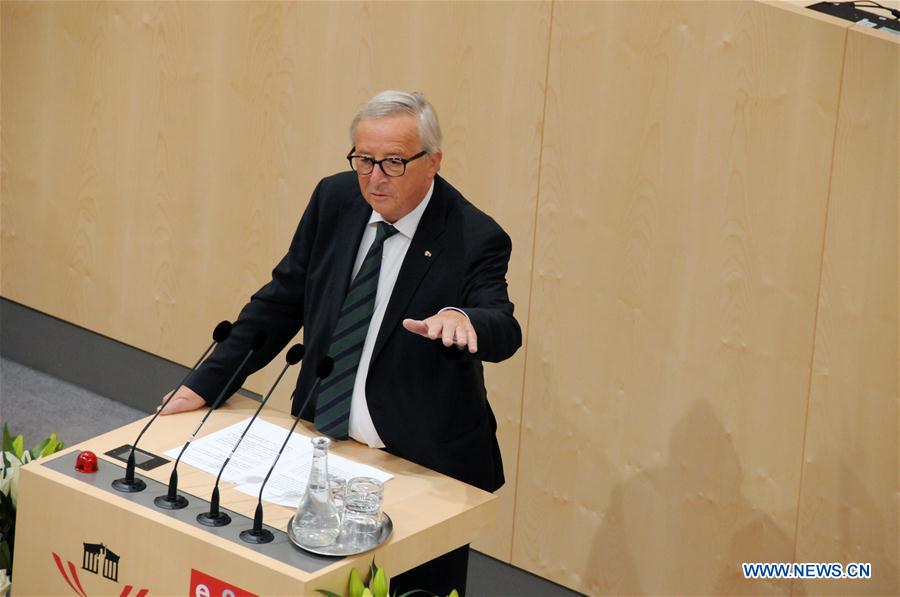 AUSTRIA-VIENNA-EU-JUNCKER-SPEECH