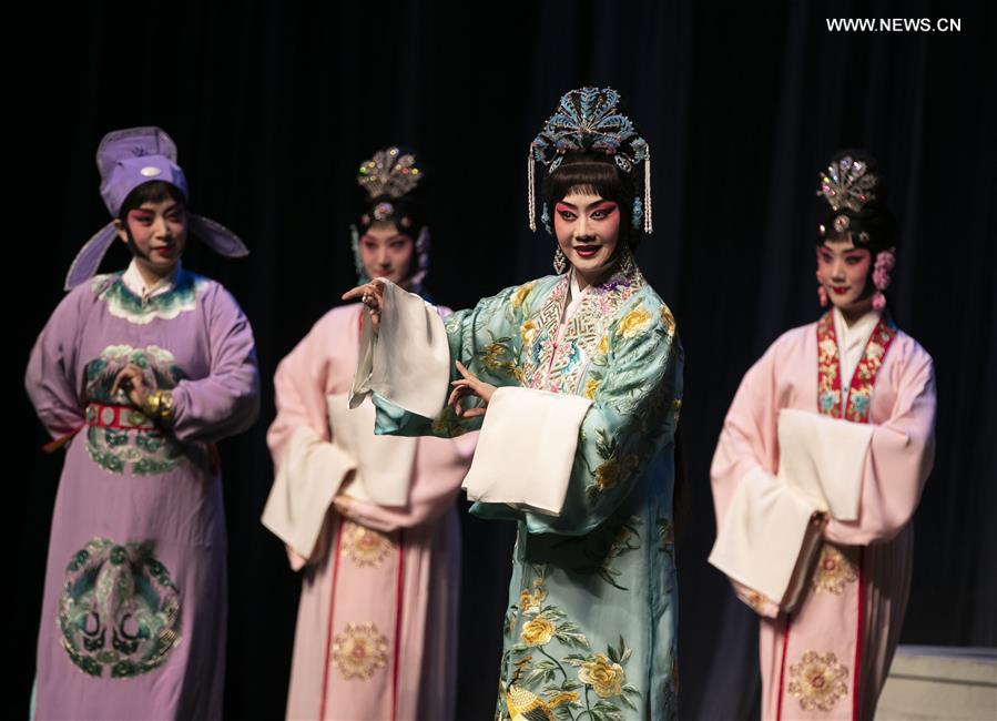 BRITAIN-LONDON-CHINA-PEKING OPERA-PERFORMANCE