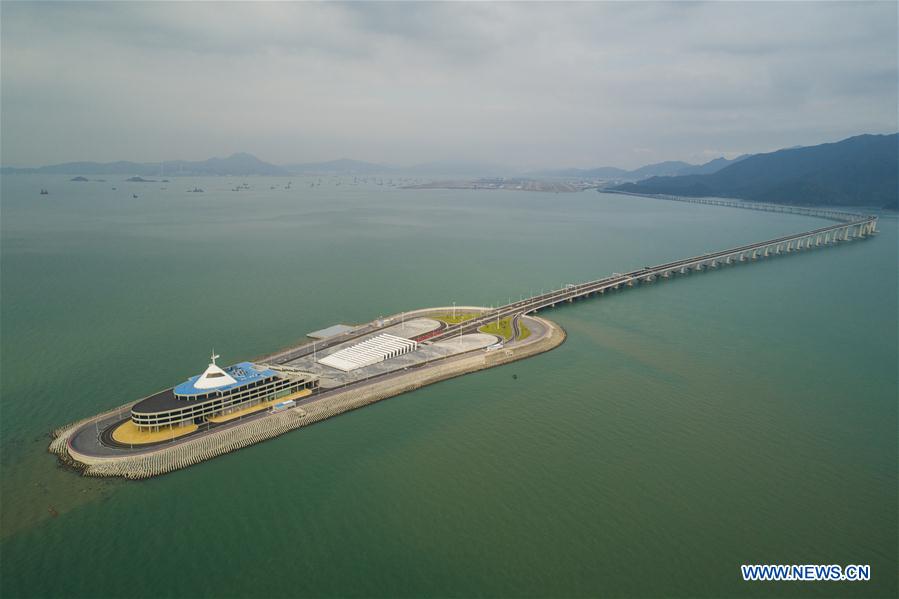 CHINA-HONG KONG-ZHUHAI-MACAO BRIDGE-AERIAL VIEW (CN)