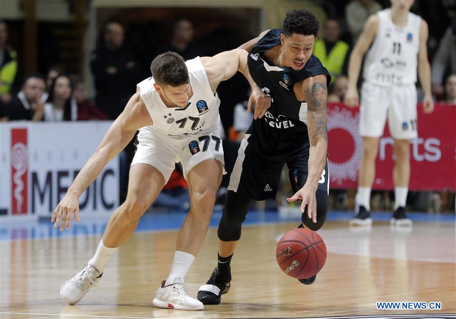 (SP)SERBIA-BELGRADE-BASKETBALL-EUROCUP-PARTIZAN VS ASVEL