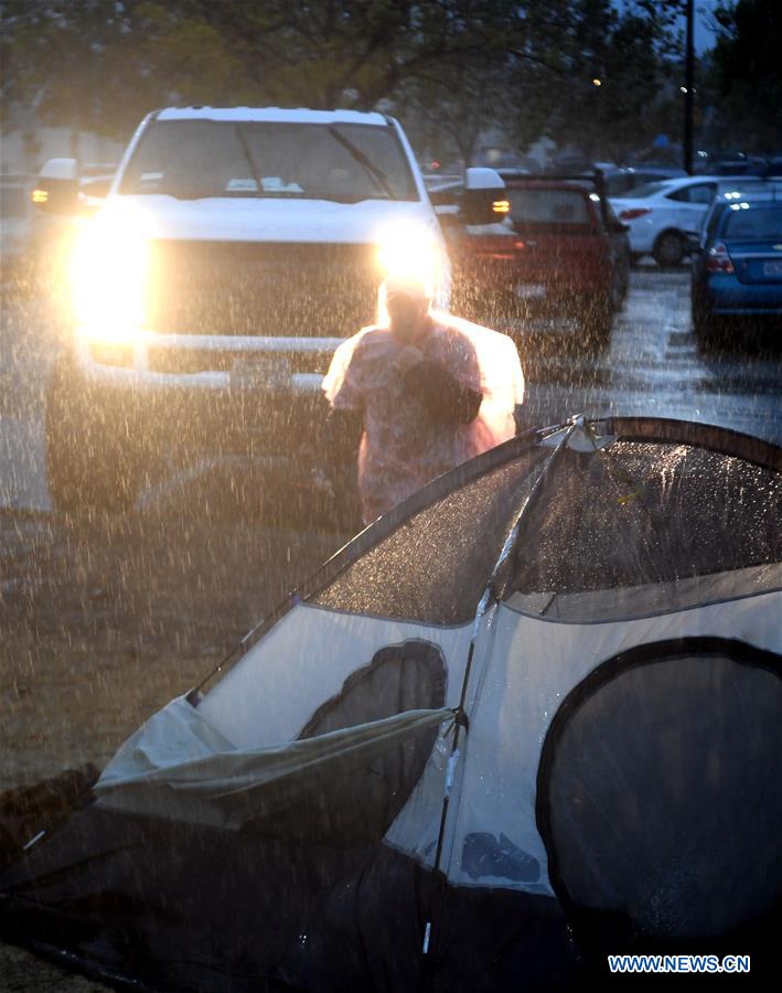 U.S.-CALIFORNIA-BUTTE-WILDFIRE-RAIN