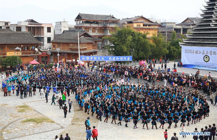 #CHINA-GUIZHOU-DONG PEOPLE-SAMA FESTIVAL (CN)