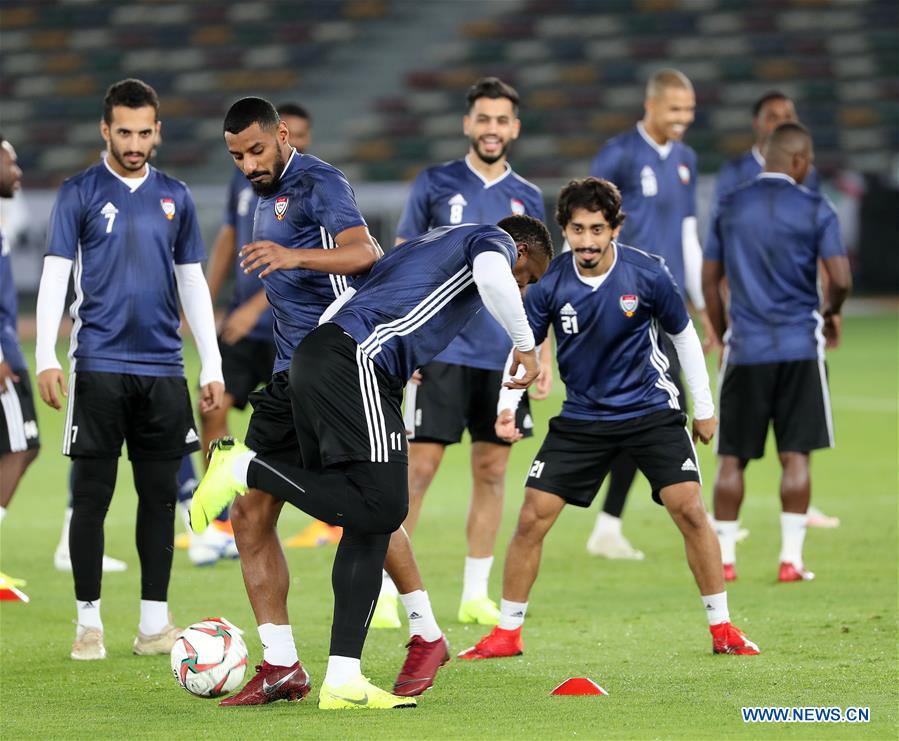 (SP)UAE-ABU DHABI-SOCCER-ASIAN CUP-UAE-NATIONAL TEAM-TRANING